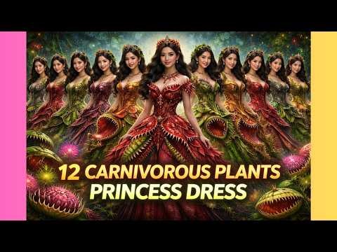 12 Carnivorous Plants Princess Dress