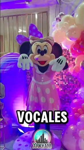 LAS VOCALES con Minnie Mouse 🐭💗 #musicainfantil #shorts #kids #niños #trending