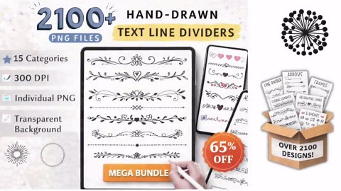 Mega 2100+ Text Dividers PNG SVG, Text Dividers Cricut, Text Divider Clipart, Flourishes SVG, Wedding Text Dividers Svg,border Text Dividers - Etsy