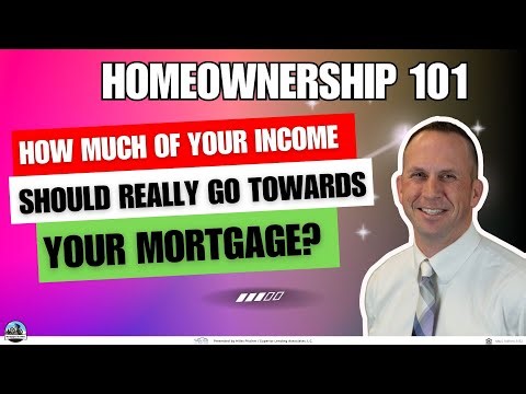 Homeownership 101: How much of your INCOME should really go towards your MORTGAGE?