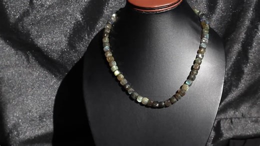 Natural Labradorite Faceted Box Beads Necklace| Blue Flashy Labradorite Box Beads Necklace| AAA  Labradorite Beads Necklace| 17 Inches - Etsy