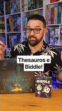 Thesauros e Biddle chegando em outubro pela @MeepleBRJogos