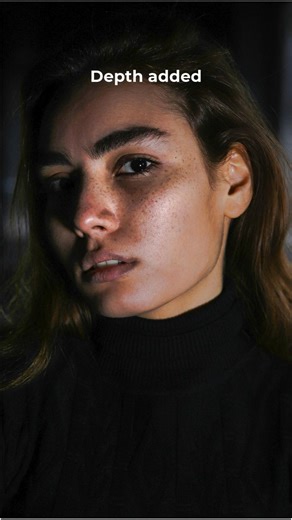 Flat → dimensional in 10 seconds.