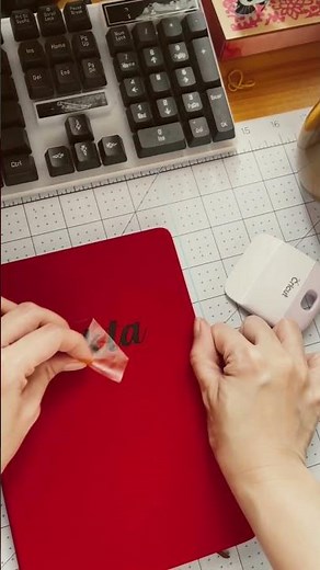 Let’s make Personalized Notebook using Cricut Maker | createbyamitiels