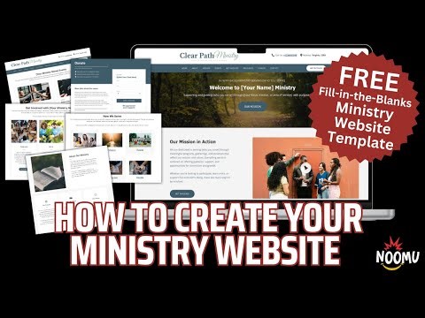 How to Create Your Ministry Website - Step-by-Step Template Tutorial