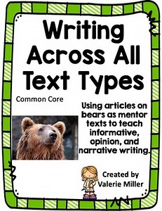 Writing all the Text Types - Bears
