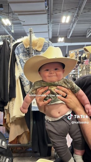 Meet the Tiniest Cowboy: A Heartwarming Moment