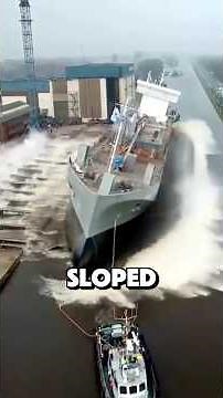 How ships are launched into the water?