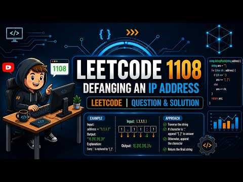 Defanging an IP Address | LeetCode 1108 | C++ Solution with Explanation
