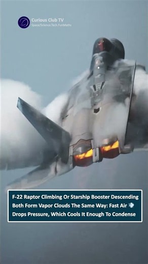 F-22 Raptor vs Starship Booster: Same Vapor Cloud Physics, Fighter Jet To Rocket
