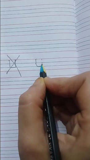 U-alphabet capital letter dots/regular writing A -Z
