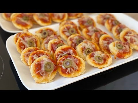 Mini pizzas | Quick and easy recipe