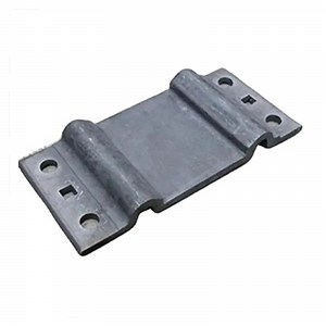 [Hot Item] Railway Base Plate Casting Parts Zg45 Steel Base Plates for Railway Fitting