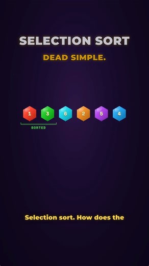 Selection sort — the algorithm that proves simple doesn't mean fast