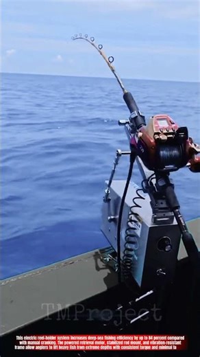 Innovative Electric Fishing Reel Holder System: Best Automatic Heavy-Load Retrieval Action