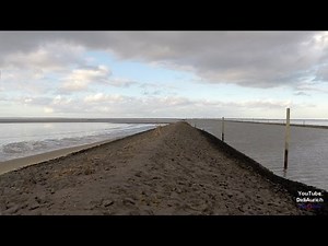 360° Ostfriesland Norden Norddeich von der Buhne bei Ebbe im Watt Nationalpark Wattenmeer