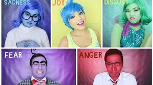'INSIDE OUT' Makeup Tutorial (Disgust,Sadness,Joy,Anger & Fear) I Inside Out Joy Makeup Tutorial I S
