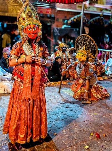 Ancient beats. Powerful masks. Timeless tradition. A 400 year-old dance of Nepal. This dance is widely regarded as the first or oldest masked dance of Nepal. Historical chronicles associate its origin with ancient times when religious performances were introduced in the Kathmandu Valley under early rulers. Jala Pyakha is one of the oldest masked ritual dances of Nepal, performed in Harisiddhi, Lalitpur by Newar priests during Yomari Punhi and Holi. The 18-hour dance drama represents sacred deiti
