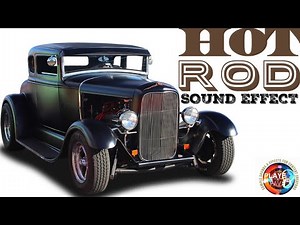 Hot Rod Sound Effect / Hot Rod Car Engine Sound With Wheel spin / Loud Hot Rod Engine / Royalty Free