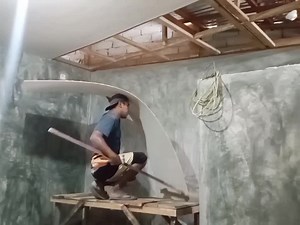 How to install ceiling board alone | Andris Brick Art