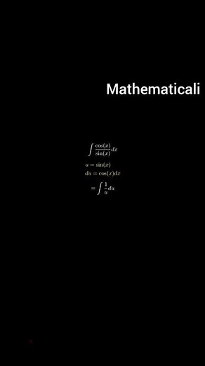 u substitution in integration is easy🔥