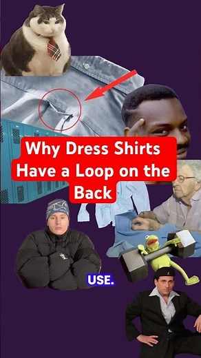 Why Dress Shirts Have a Loop on the Back