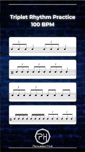 The Ultimate Triplet Rhythm Practice & Drumming Workout at 100 BPM