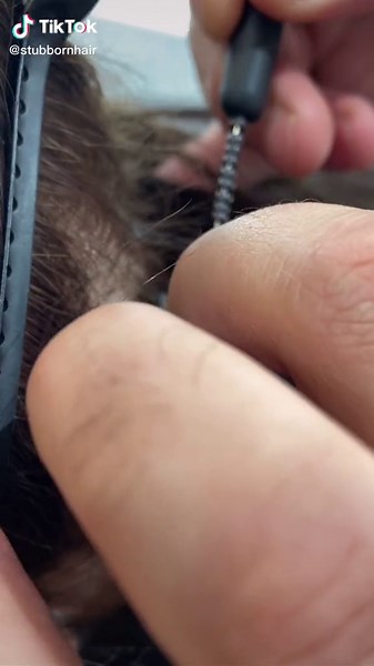 Stubborn Hair on TikTok