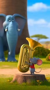 The not so real (AI) reason that elephants are afraid of mice. #mouse #mice #elephant #elephants #tuba | Dylan King