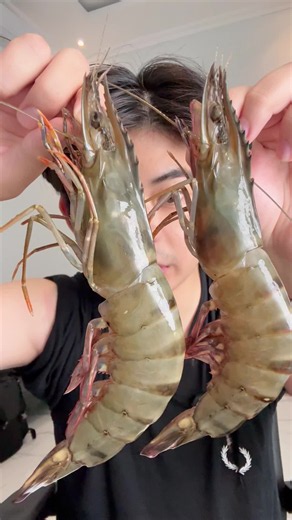 Udang bakar, goreng & rebus #kohdadu #mukbang #foodchallenge | food video