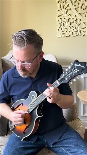 Improvising on the mandolin. Cool sounds!