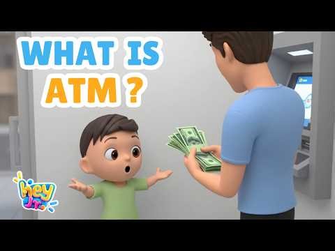 How Do ATMs Work? Banking Made Simple for Kids | Hey Junior Kids