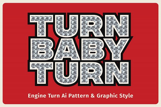 Engine Turn Pattern & Graphic Style, a Pattern Graphic by Brandon Moore