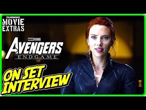 AVENGERS: ENDGAME | On-set Interview with Scarlett Johansson "Natasha Romanoff / Black Widow"