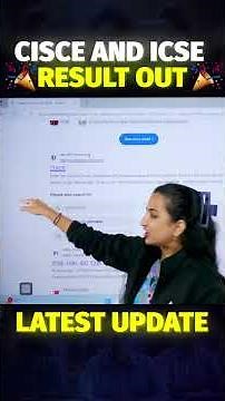 CISCE Result 2025 OUT – ICSE & ISC Class 10, 12 Check Now #icseresult2025 #iscresult2025