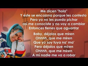 Karol G - Déjalos Que Miren (Letra/Lyrics)