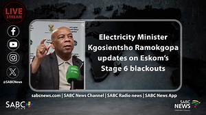 VIDEO | Minister Ramokgopa briefs media on Stage 6 load shedding - SABC News - Breaking news, special reports, world, business, sport coverage of all South African current events. Africa's news leader.