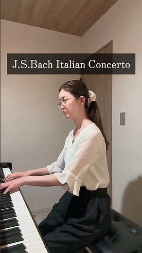 【J.S.Bach】Italian Concerto in F major, BWV 9711. Allegro | イタリア協奏曲 第一楽章