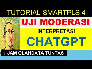 SMARTPLS 4 TUTORIAL #BEGINNERS MODERATION TEST - CHATGPT INTERPRETATION - 1 HOUR OF DATA PROCESSI...