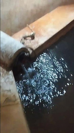 福島県金山町 玉梨温泉・恵比寿屋 貸切風呂「月と太陽」手前の浴槽湯口