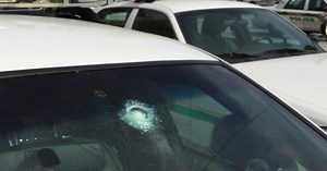 Two young girls, police cruiser struck by bullets from celebratory gunfire