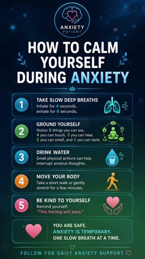 How to Calm Yourself During Anxiety | 5 Simple Techniques That Actually Help