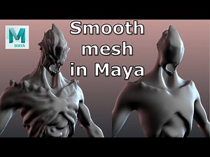 Smooth rig mesh in Maya (real time / no subdivision)