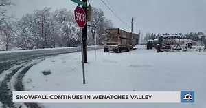 Snow blankets Wenatchee Valley and beyond