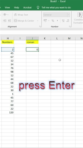 Excel Roman Number Trick! Convert Numbers to Roman Numbers in Excel ! ROMAN Formula