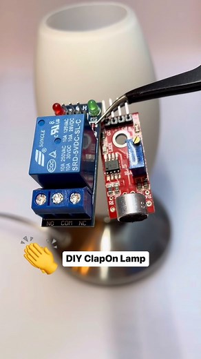 arduiNote on Instagram: "I built a Sound Controlled Lamp out of a common lamp #arduino #electrician #electronics #diy #electricity #hardware"