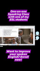 Need to improve your English communication skills? Let me help you, enroll in my one-on-one ESL classes! #onlineenglishteacher #englishteacher #adsonreels #fypシviralシ2024 #reelsviralシ #eslteacher #viralreelschallenge #educational #speakenglish #practiceenglish #onlineenglishlessons #onlinelearning #everyoneactive #viralreelsシ | Online English Teacher