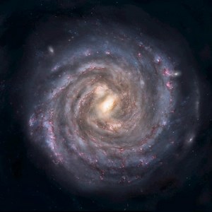 Milky Way, Galaxy, Space. Free Stock Video