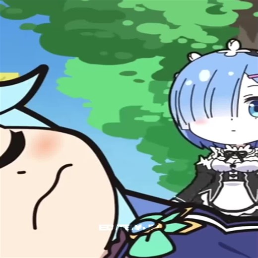 Rem (レム) is a central supporting character and fan-favorite Oni from the Re:Zero - Starting Life in Another World franchise, serving as a maid at the Roswaal Manor alongside her twin sister, Ram. Distinguished by her short blue hair and signature maid uniform, Rem possesses the ability to manifest a single white horn that grants her immense physical strength and mana absorption, which she uses in tandem with water magic and her iconic spiked morningstar. While initially cold toward the protagoni