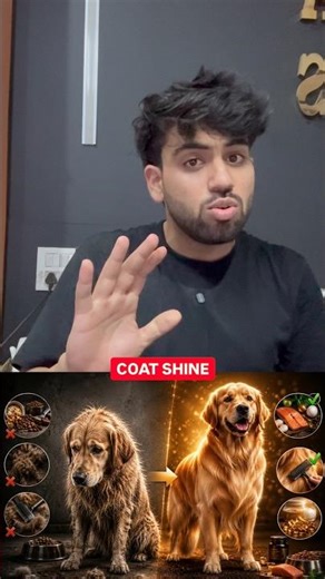 Dog Ka Coat Shiny Kaise Kare? 🐶 | Healthy Coat Guide ✨